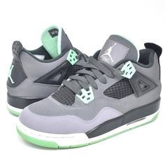 2013 Jordan 4 “Green Glow” 4y= Women 5.5. Good, Worn Condition Light Marks Present. Original Box Not Included 100% Authentic. All Sales Final Fast Shipping Jordan 4 Green Glow, Green Low-top Air Jordan 4, Blue Breathable Low-top Air Jordan 4, Jordan 4 Green, Blue Low-top Breathable Air Jordan 4, Jordan 4 Military Blue, Jordan Grey, Womens Jordans, Jordan Shoes