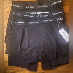 Brand New, With Tag. No Packaging Calvin Klein Black Multi-pack Boxer Briefs, Calvin Klein Cotton Black Boxer Briefs, Calvin Klein Black Cotton Boxer Briefs, Black Multi-pack Bottoms For Loungewear, Black Bottoms Multi-pack For Loungewear, Red And Blue Logo, Calvin Klein Boxer Briefs, Boxers Briefs, Men's Briefs