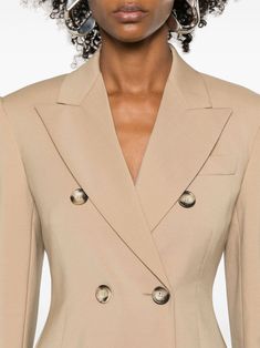 This versatile piece is like your best friend in jacket form—stylish, cozy, and always there when you need it. With its elegant design and luxurious wool, it's perfect for those chilly days when you still want to look effortlessly chic. Plus, it adds just the right amount of sophistication to any outfit, whether you're heading to the office or meeting friends for brunch. Crafted from 100% virgin wool for ultimate warmth and comfort Features classic peak lapels and a timeless double-breasted styl Double Breasted Jacket, Leather Cap, Mens Gloves, Wool Blazer, Denim Pant, Polished Look, Max Mara, Welt Pocket, T Shirt Dress