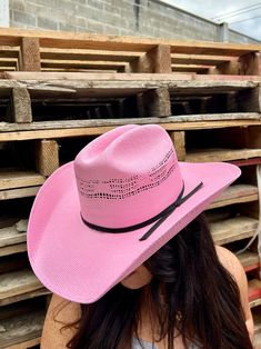 Embrace your inner cowgirl with the Chelsea Cowgirl Hat - crafted from straw with a classic cattleman crown and simple black band. Stand out like nobody else with one of these vibrant colors. Straw Cowboy Hat | Western | cowgirl | cowboy | cowboy hats | cowgirl hats | straw hats | western | Spring Pink Western Sun Hat With Curved Brim, Western Pink Sun Hat With Curved Brim, Western Style Pink Brimmed Sun Hat, Pink Curved Brim Western Sun Hat, Pink Straw Hat With Curved Brim For Rodeo, Pink Short Brim Straw Hat For Rodeo, Pink Western Straw Hat For Rodeo, Pink Western Sun Hat For Rodeo, Pink Western Style Sun Hat For Rodeo