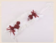 White Bowknots with Red Rosettes and Beads Hairband Add a touch of elegance and playfulness to any hairstyle with this delightful White Bowknots Hairband. Featuring charming Red Rosettes and shimmering Beads, this hairband is perfect for any occasion. Let your hair be adorned with this beautiful accessory and feel confident and stylish all day long! White Gothic, Gothic Elegance, White Feather, White Feathers, Ethereal Beauty, Red Bead, Daily Fashion, Chic Style, Fashion Accessories