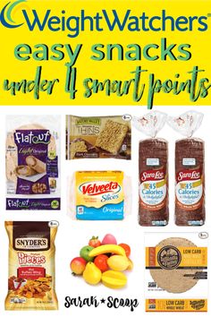 the ingredients for weight watchers easy snacks under 1 smart points