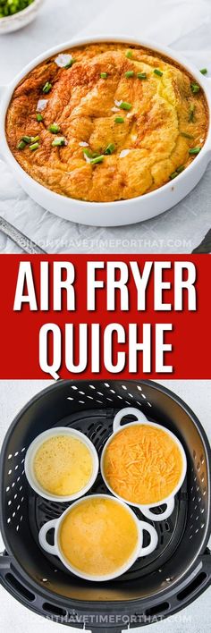 air fryer quiche is an easy way to make the perfect omelet