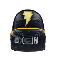 Loungefly Dc Comics Black Adam Light Up Mini Backpack New With Tags Inner Zip Pocket 2 Side Pockets 1 Main Compartment Light Ups Up See Pictures Batteries Includedmetal Logo On Sidegold Hardwarecoordinating Pattern On The Inside Liningbag Dimensions: 9”W X 10.5”H X 4”D Smoke & Pet Free Themed Black Backpack For Everyday Use, Black Backpack For Cosplay, Black Cartoon Bags For School, Novelty Black Backpack For Everyday Use, Cartoon Character Print Bags For Everyday Use, Cartoon Style Black School Bag, Cartoon Black School Bag, Themed Black Bag With Character Print, Black Themed Bag With Character Print