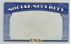 a social security certificate with the word usa on it royalty illustration stock images and clippings