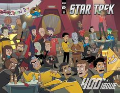 an image of star trek with many cartoon characters