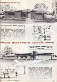 an old house is featured in the catalog for sears's home plans and designs