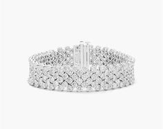 The 14K White Gold Mesh Lab-Created Diamond Bracelet is a truly stunning piece of jewelry. The delicate mesh of white gold is set with brilliant lab-created diamonds, creating a truly dazzling effect. It will make you shine like a star. The bracelet is made of high-quality materials that will last for years to come. aka Diamond Bracelets White Diamond Bracelet In Platinum Luxury Style, White Platinum Diamond Bracelet For Formal Occasions, Luxury White Platinum Bracelets, Formal White Platinum Diamond Bracelet, Fine Jewelry White Platinum Bracelets, White Platinum Bracelet With Brilliant Cut, White Platinum Diamond Bracelet, Fine Jewelry, White Platinum Diamond Bracelet In Fine Jewelry Style, White Platinum Diamond Bracelet Fine Jewelry