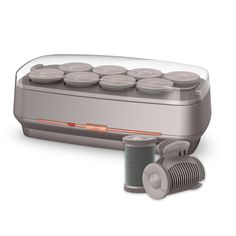 These are the ceramic heated hair rollers that add curl, lift, and volume to hair to create professional-looking results at home. Conair Hot Rollers, Hair Roller Clips, Jumbo Rollers, Heated Hair Rollers, Frizz Free Curls, Hot Rollers, Long Lasting Curls, Ceramic Hair, Voluminous Curls