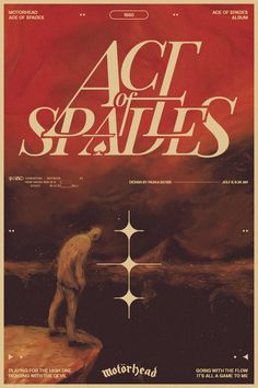 the cover to act of spades, featuring an image of a man standing in front of