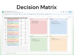 Introducing the Decision Matrix: ADHD Priority Task Tracker, a specialized Google Sheets tool designed to support individuals with ADHD in managing their daily tasks and priorities. This comprehensive Task Organizer Tool offers a monthly planner spreadsheet, digital planner spreadsheet, and daily priority tool, making it easy to track urgent tasks, work priorities, and weekly objectives. The Decision Matrix incorporates a brain dump template and a priority checklist, enabling you to stay organiz Google Sheets Project Planner, Work Organization Excel, Task Tracking Spreadsheet, Project Management Tracker, Decision Matrix Template, Google Sheets Checklist, Google Sheets Task Tracker, Google Sheets Project Management, Task Prioritization Template