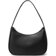 New! Black Leather Shoulder Bags For Women Hobo Tote Handbag Mini Clutch Purse With Zipper Closure - Made Of High Quality Pu Leather Fabric And Polyester Lining. - Size:10.2" X 6.7" X 3.9"Inches Thank You! Black Clutch Shoulder Bag For Errands, Black Clutch Baguette Bag For Everyday Use, Retro Purse, Uniqlo Bags, Leather Shoulder Bags, Boho Purses, Hobo Style, Shoulder Bags For Women, Tote Handbag