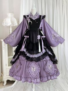 New Release: 【The Phalaenopsis Garden】 #QiLolita OP Dress and Apron Set

◆ Shopping Link >>> https://lolitawardrobe.com/the-phalaenopsis-garden-qi-lolita-op-dress-and-apron-set_p8493.html Purple Apron, Gothic Skirts, Black Apron, Delicate Butterfly, Clothing Design Sketches, Clothes Ideas, Clothing Ideas