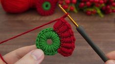 amazing ** easy crochet flower motif making #crochet #knitting #tunisian