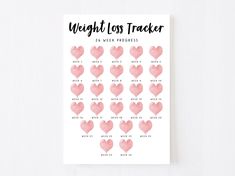 Goal Tracker, Motivational Messages, Fitness Journal, Instant Download, Paper Party Supplies