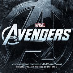 the avengers logo is shown in this promotional image