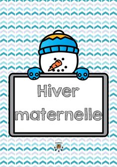 a snowman holding a sign with the words dede morticitie hiver