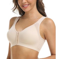 - Walmart.com Supportive Beige Sports Bra With Built-in Bra, Beige Sports Bra With Medium Bust Support, Beige Full Coverage Stretch Sports Bra, Beige Fitted Full Coverage Sports Bra, Fitted Full Coverage Beige Sports Bra, Supportive Beige Sports Bra, Beige Full Coverage Bra With Light Support, Front Closure Bra, Woman Back