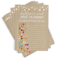 Kraft Baby Emoji Pictionary Emoji Game, Emoji Pictionary, Baby Shower Game, Party Games, Baby Shower, Shower