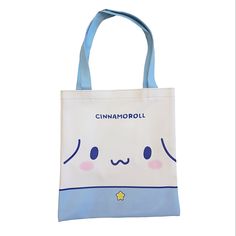 New, Never Used (Nwot) Cinnamoroll Tote. Faux Leather, Nylon Liner Inside, With Velcro Closure, No Gusset Tote Bag. Great Quality, Durable And Super Cute! Approx: L: 12.5" In W:12" Handle From Bag 9" New To Poshmark? Sign Up And Enter Code Twolittlethann And Receive $10 Off Your First Order! Sign Up With My Code And Receive $10 Off This Item! Casual Bags With Cute Design For Daily Use, Casual Bags For Daily Use With Cute Design, White Harajuku Bag With Cute Design, White Harajuku Shoulder Bag For Everyday, Trendy White Bag With Cute Design, Cute White Shoulder Bag With Cute Design, White Kawaii Bags, Large Capacity Kawaii White Shoulder Bag, White Large Capacity Kawaii Shoulder Bag