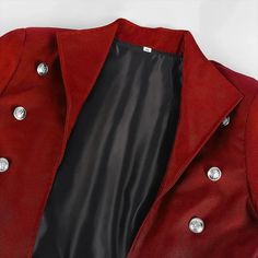 Product Show： Red Pirate Coat, Medieval Pirate, Mens Tuxedo, Vintage Trench Coat, Cape Outfit, Dungeons And Dragons Figures, Dragons Clothes, Pirate Costume, Tuxedo For Men