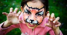 Kids Face Painting Ideas, Cat Face Makeup, Kids Face Painting, Painting Kids, Face Paintings, Kids Line, Face Painting Ideas, Face Painting Designs, Party Animal