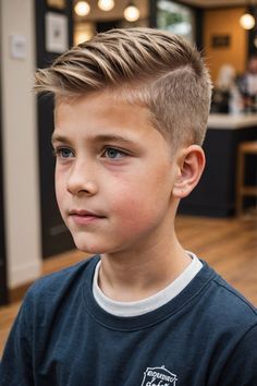 Modern boys haircuts, trendy kid's hairstyles, and fresh ideas for your little one's new look! Discover the top 20 boys haircut trends of the year and get inspiration for a stylish makeover. Click to explore! Modern Boy Haircuts, Trendy Boys Haircuts, Boys Haircut Styles, Haircut Names For Men, Cool Boys Haircuts, Boy Haircuts Long