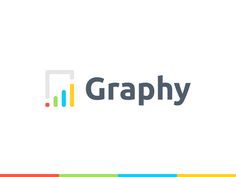 the logo for graphy, a company that uses data to make it more efficient