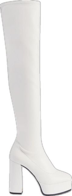 Platform Boots White, Thigh High Platform Boots, Leather Biker Boots, Boots White, Cowboy Style, Biker Boots, Designer Boots, Platform Boots, Thigh Highs