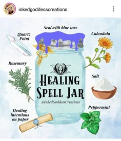 Spell Jar Recipes, Witches Jar, Witch Bottles, Jar Spells, Witchcraft Spells, Spell Jars