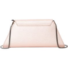 The Angelica is a sleek metallic rose gold clutch purse crafted from crosshatched leather and is accented with a diagonal flap. It features a fabric-lined interior with a zipped pocket and a zip closure at the top and a removable crossbody chain strap, Can be worn over the shoulder or as an envelope clutch. This will be your go-to day to night designer handbag. OUTSIDE: Rose Gold INTERIOR: Purple HARDWARE: Gunmetal/Pewter WIDTH: 7.5″-12.5" HEIGHT: 5.5″ DEPTH: 1.5″ STRAP DROP: 21″ Interior Purple, Rose Gold Interior, Angelica Rose, Rose Gold Clutch, Gold Clutch Purse, Purse Crafts, Metallic Clutch, Metallic Rose Gold, Pet Gear