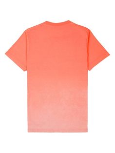 Sporty Tie-dye Cotton T-shirt, Sporty Tie Dye T-shirt With Crew Neck, Sporty Tie-dye T-shirt With Crew Neck, Casual Ombre Cotton Tops, Gradient Crew Neck Cotton Tops, Gradient Cotton Crew Neck T-shirt, Summer Gradient Cotton T-shirt, Central Logo, Sporty And Rich