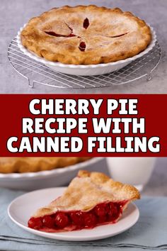 cherry pie recipe with canned filling