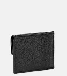 Uptown Leather Card Case - Saint Laurent | Mytheresa Designer Trifold Wallet With Card Slots For Business, Designer Trifold Wallet With Interior Card Slots For Business, Luxury Compact Trifold Wallet With Card Slots, Designer Trifold Wallet With Interior Card Slots, Designer Trifold Wallet For Business, Modern Leather Card Holder For Business, Designer Rectangular Trifold Wallet For Business, Modern Leather Business Card Holder, Formal Envelope Wallet With Card Slots