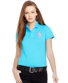 Polo Ralph Lauren Pink Pony Polo Shirt Polo ralph lauren, Polo shirt Polo Ralph Lauren Women Outfits, Pink Polo, Polo Ralph Lauren Women, Polo Shirt Women, Ralph Lauren Shirt, New Outfits, Polo Ralph, Not Available