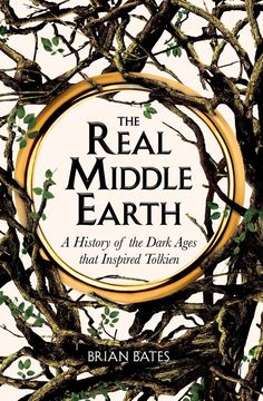 the real middle earth book cover with an image of a circle surrounded by tree branches