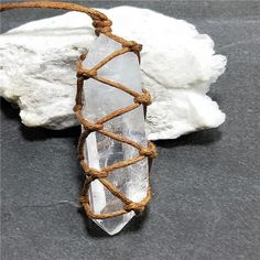 Crystal Pillar, Collar Rosa, White Quartz Crystal, Orgone Pyramid, Amethyst Quartz Crystal, Quartz Pendant Necklace, Quartz Crystal Pendant, Crystal Crafts, Amethyst Quartz