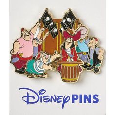 the disney pins are all different colors and sizes