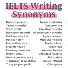 an advertisement for iel's writing syonomys, with the words iel's written in pink