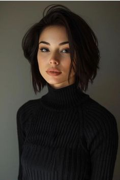 Longbob Hair, Chin Length Haircuts, Short Black Hair, Chin Length Hair, Short Layered Haircuts, Penteado Cabelo Curto, Short Black Hairstyles, Asian Hair, American Beauty