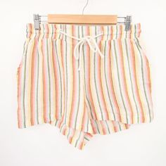 Billabong Shorts Size Large Pastel Striped Linen Style High Rise Pull-On Nwt Condition: New With Tags Size: Large We Are Happy To Answer Your Questions! Elevate Your Summer Look With These Billabong Shorts In Size Large. The Pastel Striped Design, Linen-Style Fabric, High-Rise Fit, And Pull-On Style Make These Shorts A Stylish And Comfortable Choice. Plus, They're Brand New With Tags, Ensuring Quality And Style. Super Fast Shipping: We Ship Out The Next Business Day! Billabong Shorts, Pastel Stripes, Linen Style, Summer Look, Striped Linen, Stripes Design, Billabong, Summer Looks, Yellow White