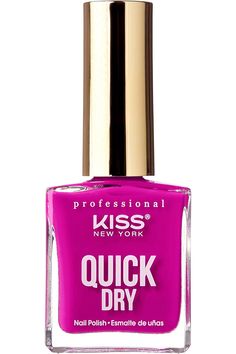 KISS NEW YORK Gel Strong Nail Polish 0.44oz (Electric Purple) Quick Dry Nail Polish, Electric Purple, Dry Nails Quick, Strong Nails, Womens Nails, Beauty And Personal Care, Nail Polish, Kiss, Electricity