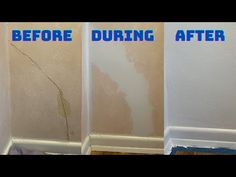 the before and after of painting walls