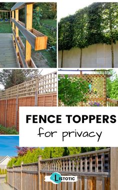 fence toppers for privacy are easy to install and can be used in any backyard