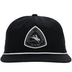 Black & White Summit Patch 5-Panel OSFA Snapback Mid-Profile Hybrid Bill 4043T-BK Outdoor Black Hat With Flat Bill, Black Hats With Short Brim For Outdoor Activities, Black Snapback Hat With Flat Bill For Outdoor Activities, Black Flat Bill Snapback Hat For Outdoor Activities, Black Short Brim Hat For Outdoor Activities, Black Short Brim Hats For Outdoor, Black Snapback Hat With Flat Bill For Outdoor, Black Flat Bill Hat For Outdoor, Black Trucker Hat With Curved Brim For Outdoor Activities