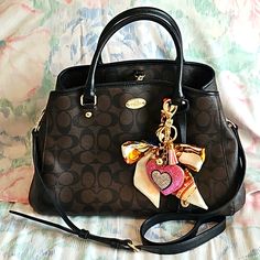 In Excellent Condition. One Of My Collection. No Rips, No Hole. Medium Size Bag. Comes With Long Strap. Bag Charm Included. Coach Shoulder Bag With Detachable Strap For On-the-go, Long Strap Bag, Coach Black Hobo Bag With Gold-tone Hardware, Coach Bag With Zipper Closure For On-the-go, Black Coach Bag With Gold-tone Hardware, Coach Crossbody Shoulder Bag With Turn-lock Closure, Coach Satchel, Strap Bag, My Collection