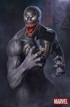 an image of a man with fangs on his face and hands in front of him