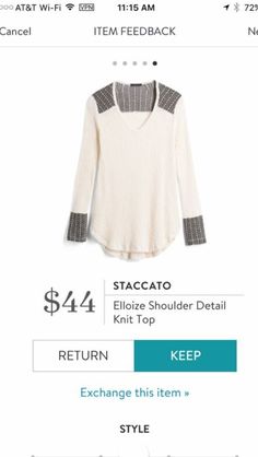 I love Stitch Fix! A personalized styling service and it's amazing!! Simply fill out a style profile with sizing and preferences. Then your very own stylist selects 5 pieces to send to you to try out (Try Clothes Shoulder Length) Sweaters Winter, Stitch Fit, Clothes Winter