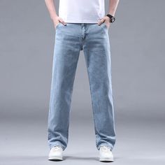 Wide Leg Jeans Outfit Men, Male Jeans, Wide Leg Jeans Outfit, Male Style, Types Of Jeans, Patterned Jeans, Men Classic, Loose Trousers