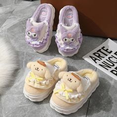 Buy Kawaii Sanrio Home Slippers Hello Kitty Plush Cotton Indoor Bathroom Women 2023 Summer Beach Anti-sli Shoes Kuromi Flip Flops for only $19.99 at Brand My Case! Kawaii Synthetic Slippers With Round Toe, Kawaii Slip-on Synthetic Slippers, Kawaii Synthetic Slip-on Slippers, Cute White Synthetic Slippers, Cute Closed Toe Synthetic Slippers, Kawaii Non-slip Slippers With Round Toe, Kawaii Non-slip Round Toe Slippers, Cute Non-slip Flat Slippers, Cute Synthetic Slippers With Soft Sole